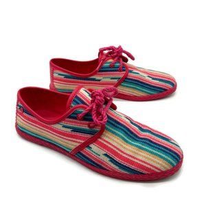 UGG I Heart KAI Serape Multicolor Lace Sneakers 6